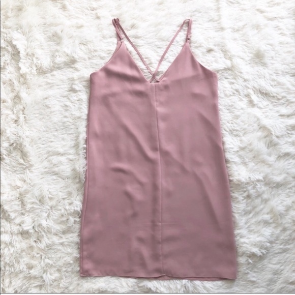 Topshop Pink Double Strap Tank Slip Dress - Picture 7 of 7